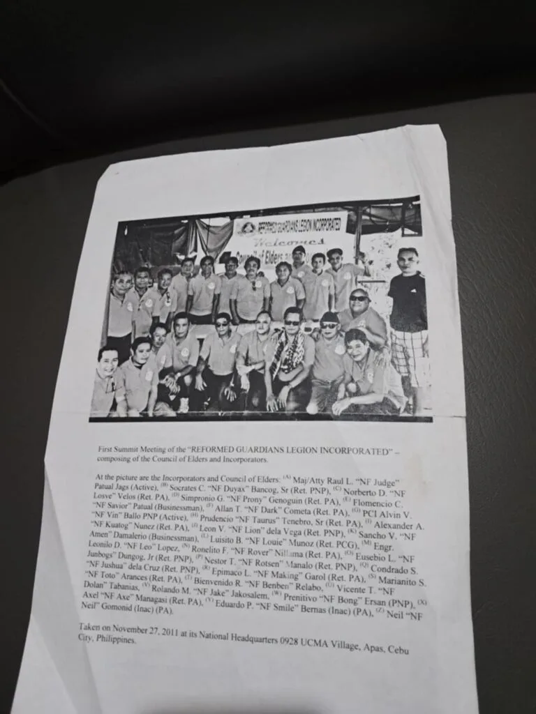 Picture of the incorporators/board of trustees
